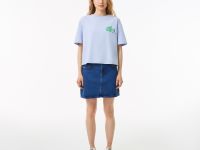 Женская хлопковая футболка Lacoste