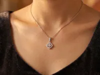 Классическая подвеска из серебра э0612пд04210017