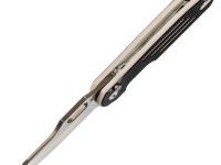 Складной нож Kizer Cormorant, сталь CPM-S35VN, Button Lock, рукоять G10