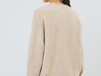 Кардиган из мягкой пряжи с шерстью, Бежевый