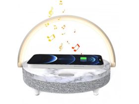 Настольная лампа Xiaomi Ezvalo Wireless Charging Lamp с функцией беспроводной зарядки и колонки Marble (LYYD01) (белый)