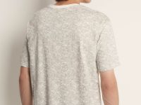 Футболка из хлопка с цветочным принтом