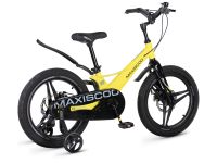 Детский велосипед Maxiscoo Space Deluxe 18, год 2026, цвет Желтый