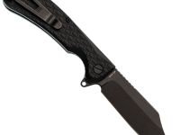 Складной нож Daggerr Powie All Black DL, сталь 8Cr14MoV, рукоять термопластик FRN, черный