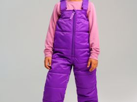 Комплект текстильный с полиуретановым покрытием для девочек: куртка, полукомбинезон