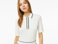 Женское платье-поло Lacoste расклёшенного кроя Short