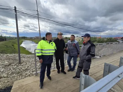 В Ытык-Кюеле к Играм Манчаары завершают строительство моста