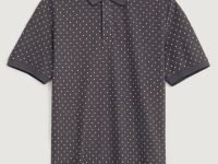 Однотонное поло из хлопка