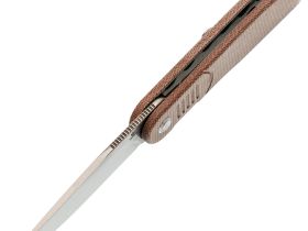 Складной нож Tenable Einar, сталь NItro-V, рукоять микарта, коричневый
