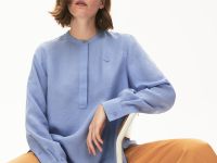 Женская льняная рубашка Lacoste