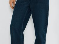 Прямые джинсы, Синий