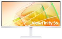 Монитор 34" Samsung ViewFinity S6 S34C650TAUXEN 3440x1440, VA LED, 5ms, 21:9, полуматовая, 350cd, 178гр/178гр, 100Hz, FreeSync, HDMI, DP, USB, HAS, Pi
