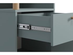 Стеллаж Дикинс 45x190 Серо-зеленый