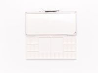 Палитра для акварели профессиональная герметичная Малевичъ, 23 ячейки, синяя, 15,8х32 см