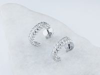 Пусеты из белого золота э4712пс12200014