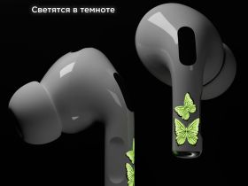 Комплект наклеек VLP Easy Art Бабочки для Apple AirPods 4 (2 шт.)