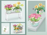 1673_MK Конструктор Цветы в горшках