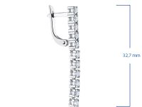 Серьги из белого золота э4712сг07190510