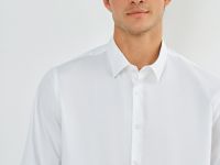 Классическая рубашка из хлопка, Белый