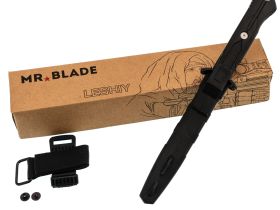 Тактический нож Mr.Blade Leshiy stonewash, сталь AUS-8, рукоять Black Elastron