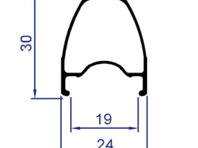 Обод FSA Vision Team 30 DB A0 для шоссейных велосипедов (черный 24 стенка двойная, без пистона 28" (622) для дисковых тормозов)