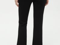 Брюки-клеш с добавлением вискозы