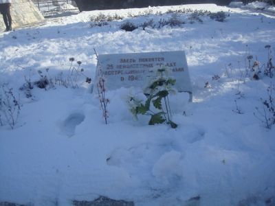 Братская могила советских воинов