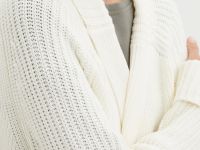 Удлиненный кардиган с поясом