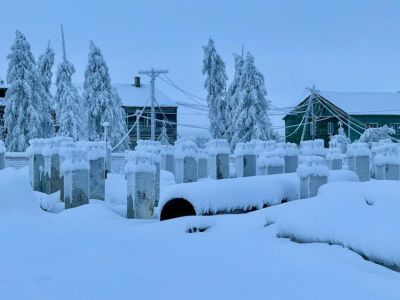 В якутском поселке Белая Гора строят пристрой к гимназии