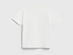 Футболка с принтом для девочек, Белый