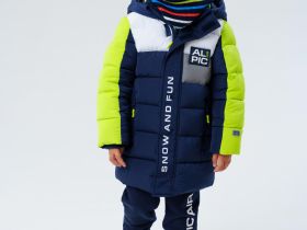 Комплект трикотажный для мальчиков: шапка, снуд