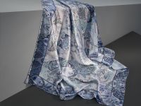 Платок шейный Divina, голубой II