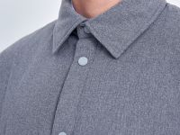 Утепленная куртка с отложным воротником