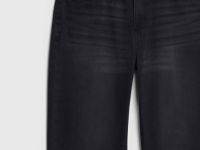 Утеплённые прямые джинсы, Серый