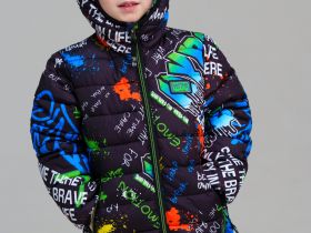 Куртка текстильная с полиуретановым покрытием для мальчиков