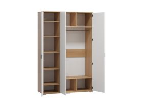 Распашной шкаф Стелла 3-130x200 Дуб Барбера