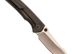 Складной нож WE Knife Ryson, сталь M390, рукоять титан, серый