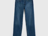 Прямые джинсы, Синий