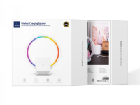 Портативная акустика WiWU с функцией беспроводной зарядки и светильником 15W (Wi-W021) (белый)