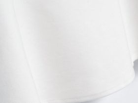 Майка с баской и рельефами, Белый