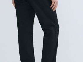 Базовые брюки-чиносы Regular, Черный
