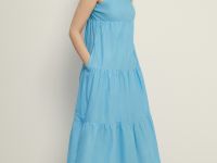 Сарафан из хлопка длины миди