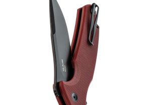 Складной нож Mr.Blade Hellcat, сталь VG-10, рукоять burgundy G10