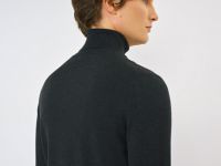 Базовый джемпер с высоким воротником, Серый