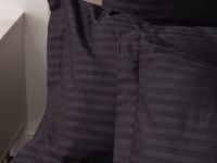 Постельное белье Black страйп-сатин I