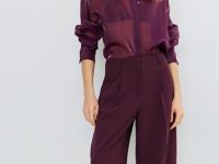 Широкие брюки, Фиолетовый