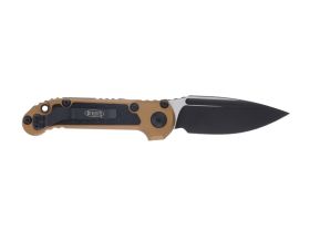 Автоматический нож Microtech LUDT Gen III 1135-1TA, сталь M390, рукоять алюминий, бежевый