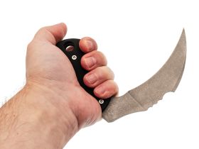 Нож Barmaley Knives Грим, сталь AUS-10Co, рукоять G10, черный