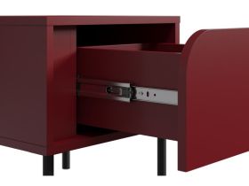 Тумба прикроватная Блест 40x40 Бургундский