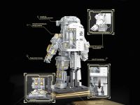 JK9116 Конструктор Астронавт в белом скафандре